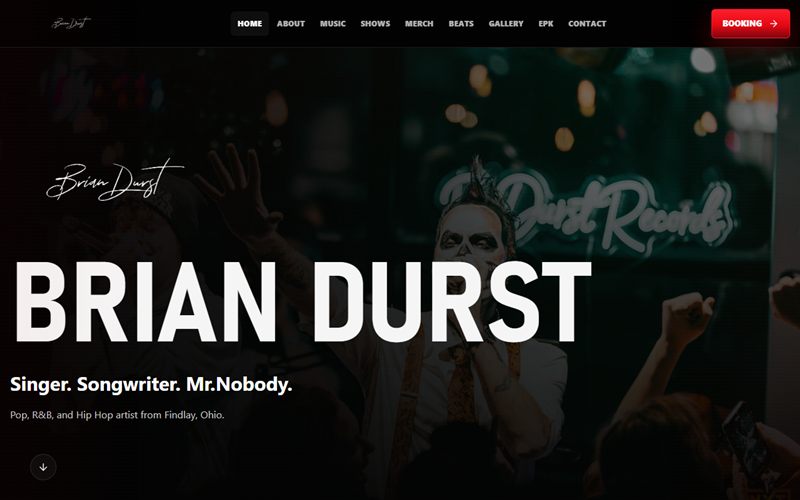 Brian Durst website