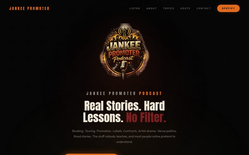 Jankee Promoter website