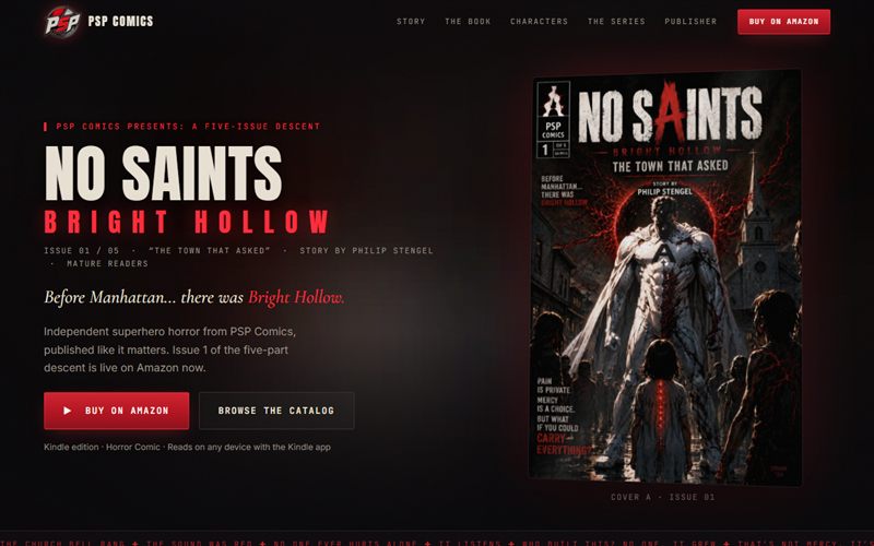 PSP Comics website