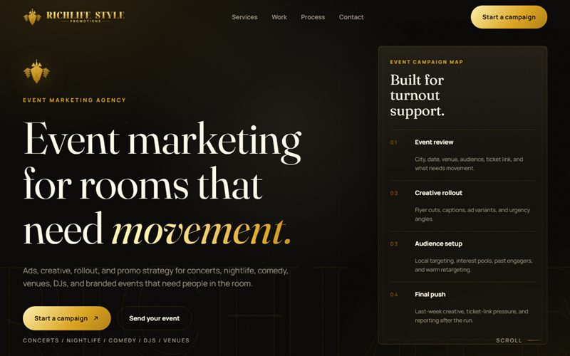 RichLife Style Promotions website